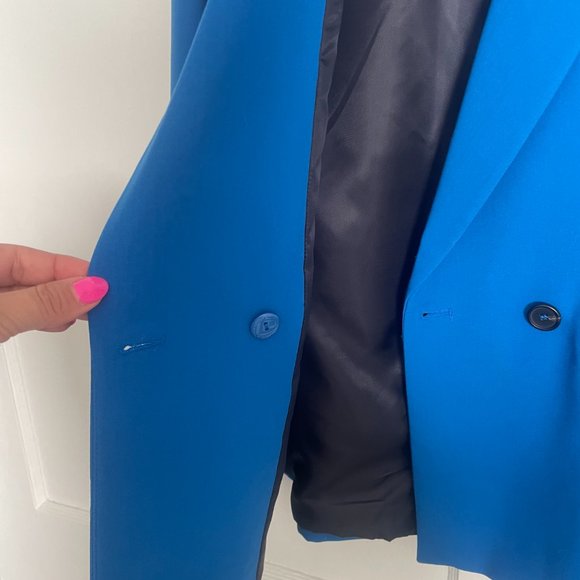 Zara Blue Blazer - NEW! - Picture 3 of 7